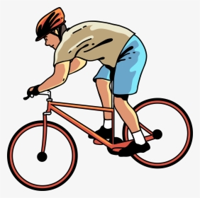 Transparent Bike Clipart - Biking Clipart No Background, HD Png Download, Transparent PNG