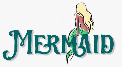 Mermaid Png Text , Png Download - Mermaid Png Text, Transparent Png, Transparent PNG