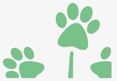 Green Paw Prints - Paw, HD Png Download, Transparent PNG