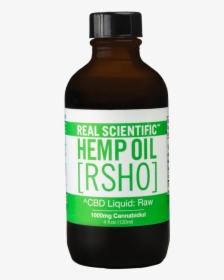 Raw Real Scientific Hemp Oil 4oz 1000mg Green Label, HD Png Download, Transparent PNG