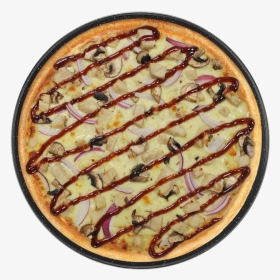 Pizza Clipart Salad, Pizza Salad Transparent Free For - Bbq Chicken Pizza Menu, HD Png Download, Transparent PNG