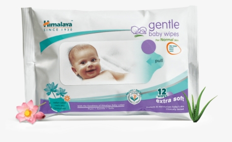 Gentle Baby Wipes 12s - Himalaya Baby Wipes, HD Png Download, Transparent PNG
