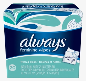 Always Fresh & Clean Wipes To Go - Always Wipes, HD Png Download, Transparent PNG