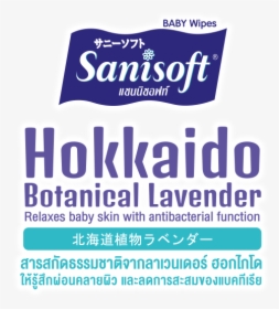 Sanisoft Baby Wipes Hokkaido Botanical Lavender - Poster, HD Png Download, Transparent PNG