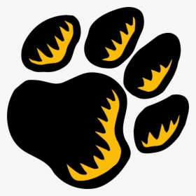 Pioneer Elementary Schoolhome Of The Pioneer Panthers - Cougar Paw Print Decal, HD Png Download, Transparent PNG