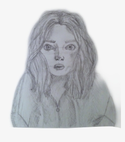 The Girl With The Messy Hair - Sketch, HD Png Download, Transparent PNG