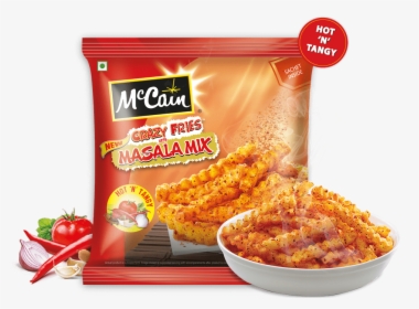 Mccain New Crazy Fries With Masala Mix - Mc Can Products, HD Png Download, Transparent PNG