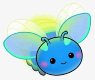 #ftestickers #clipart #cartoon #firefly #blue #cute - Firefly Cartoon, HD Png Download, Transparent PNG