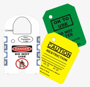 Wide Scaffold Tags - Label, HD Png Download, Transparent PNG
