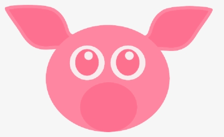  , Pig, Pink, Cute, Animal, Face, Funny, Head, Mammal, HD Png Download, Transparent PNG