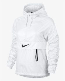 Nike Swoosh Png White - Hoodie, Transparent Png, Transparent PNG
