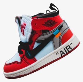 Red And White Nike Jordan Sneakers - Skate Shoe, HD Png Download, Transparent PNG