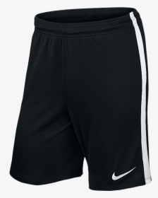 Nike League Knit Short - Nike Black White Shorts, HD Png Download, Transparent PNG