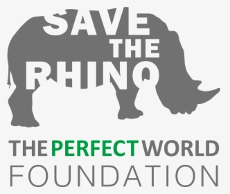 Save The Rhino-tpwf - Perfect World Foundation Png, Transparent Png, Transparent PNG