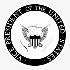 Us Vice President Seal Logo Black And White - United States Congress, HD Png Download, Transparent PNG
