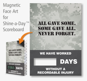 All Gave Some Never Forget Scoreboard Magnetic Face - Microcontroller, HD Png Download, Transparent PNG