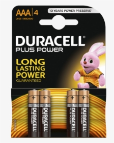 Duracell Plus Power Aaa, HD Png Download, Transparent PNG