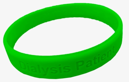 Green Dialysis Alert Wristband - Bangle, HD Png Download, Transparent PNG