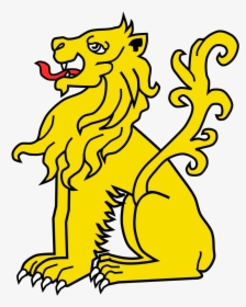 Cartoon Lions 19, Buy Clip Art - Coat Of Arms Lion, HD Png Download, Transparent PNG
