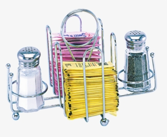 Salt, Pepper And Sugar Packet Wire Holder - Condiment, HD Png Download, Transparent PNG