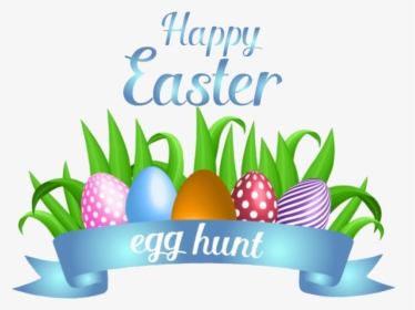 Happy Easter Text Png Clipart - Transparent Transparent Background Happy Easter Eggs, Png Download, Transparent PNG