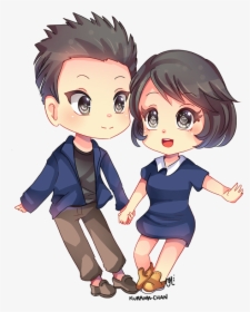 Chibi Couple Commission For Color Walk By Kurama Chan - Fikr Hai Hume Teri, HD Png Download, Transparent PNG