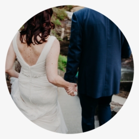 Couple Holding Hands At A Wedding In Asheville Nc - Girl, HD Png Download, Transparent PNG