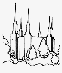 Pin Free Lds Clipart - Clip Art Lds Temple, HD Png Download, Transparent PNG