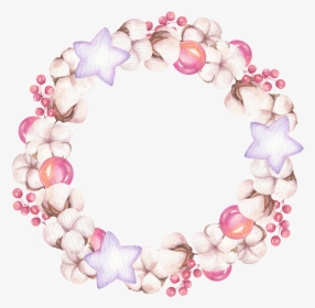 Hand Painted Cotton Wreath Png Transparent - Bead, Png Download, Transparent PNG