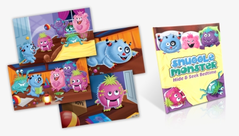 Snuggle Monster Children S Sleepytime Book And Plush - Snuggle Monster Book, HD Png Download, Transparent PNG