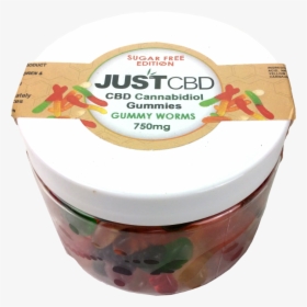 Just Cbd 750mg Sugar Free Gummy Worms - Convenience Food, HD Png Download, Transparent PNG