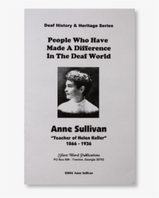 Anne Sullivan Macy, HD Png Download, Transparent PNG