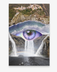 Iris Falls Canvas - Eye Waterfall, HD Png Download, Transparent PNG