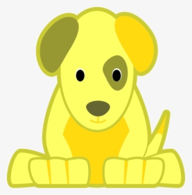 Flower,animal Figure,carnivoran - Yellow Dog Clipart Png, Transparent Png, Transparent PNG
