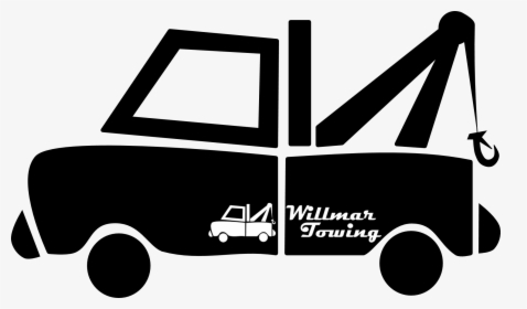 Transparent Car Being Towed Clipart - Tow Truck Clip Art, HD Png Download, Transparent PNG