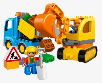 Lego 10812 Truck Tracked Excavator, Png Download - Duplo 10812, Transparent Png, Transparent PNG