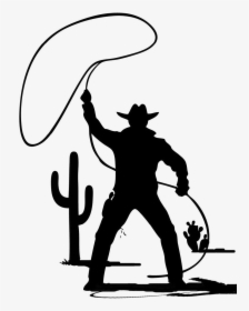Texas Theme Day Camp, Shac - Cowboy With A Lasso, HD Png Download, Transparent PNG