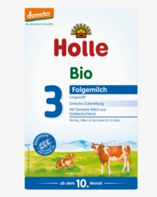 Holle Organic Stage 3 Organic Cows Milk Baby Formula - Holle, HD Png Download, Transparent PNG
