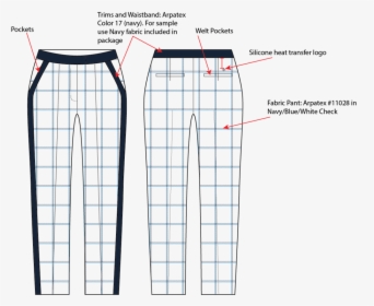P024 Side Stripe Golf Pant - Pattern, HD Png Download, Transparent PNG