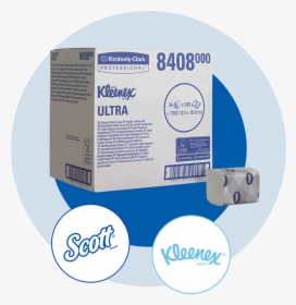Kleenex Ultra Toilet Tissue Bulk 2-ply , Png Download - Kleenex, Transparent Png, Transparent PNG