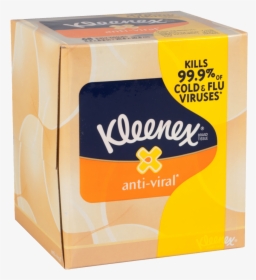 Kleenex Anti Viral Facial Tissues - Kleenex, HD Png Download, Transparent PNG