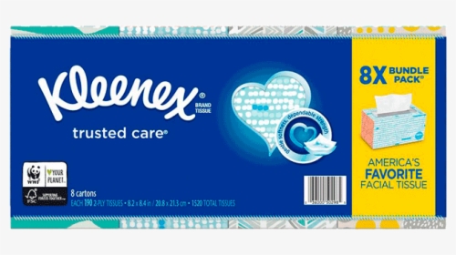 Kleenex Trusted Care Everyday Facial Tissues - Kleenex Tissues, HD Png Download, Transparent PNG