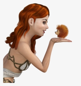 Red Haired Woman Png, Transparent Png, Transparent PNG