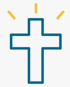 Christ-centered Blue - Cross, HD Png Download, Transparent PNG