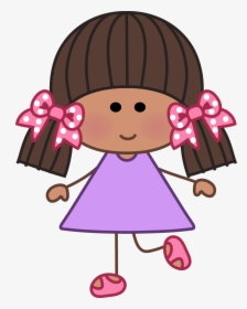Families Clipart Stick Figure - Nena Dibujo Para Niños, HD Png Download, Transparent PNG