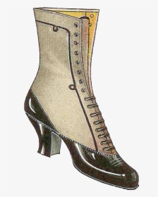 Boots Clipart Lady Boot - Shoe, HD Png Download, Transparent PNG