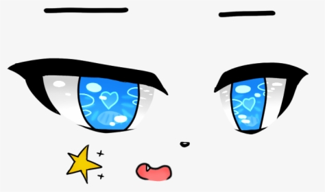 #sassy #wolf #gachalifeface #openmouth #blueeyes Oof - Cartoon, HD Png Download, Transparent PNG