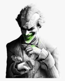 Joker Png Image - Joker Arkham City Poster, Transparent Png, Transparent PNG