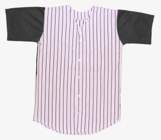 Baseball Jersey Pinstripe Youth   Data Zoom //cdn - One-piece Garment, HD Png Download, Transparent PNG