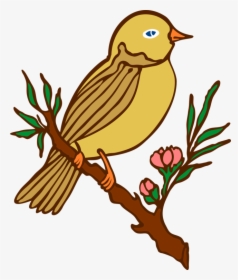 Lovebird Goose Cockatiel Poetry - Bird On Tree Branch Silhouette, HD Png Download, Transparent PNG